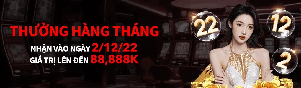 888vi22vip Thưởng hàng tháng lên đến 88888k